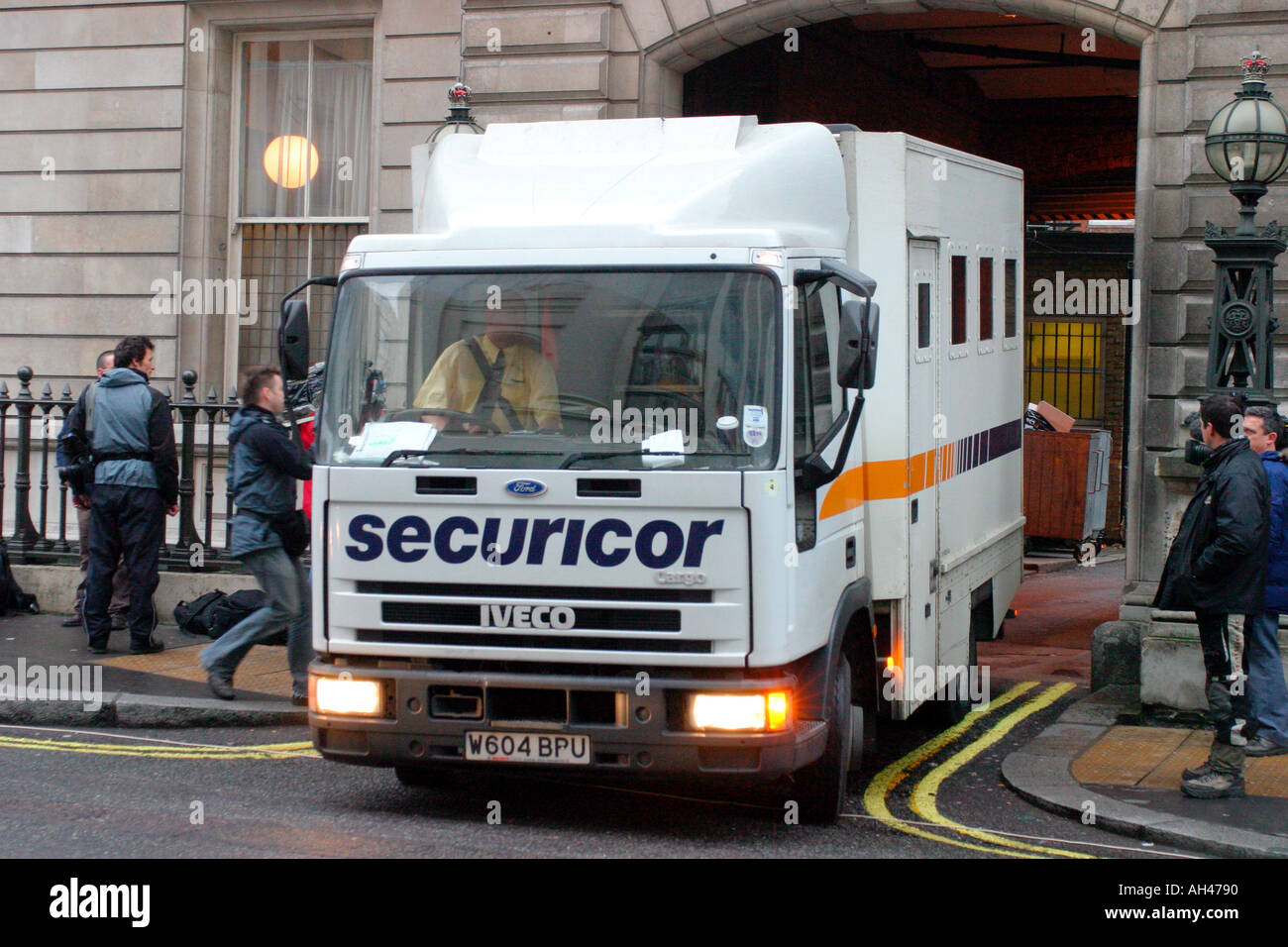 a low Category prison van Stock Photo