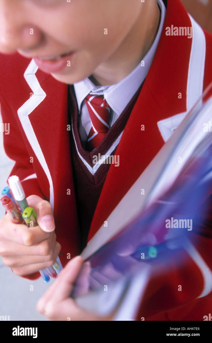 Boy british school uniform hi-res stock photography and images - Alamy