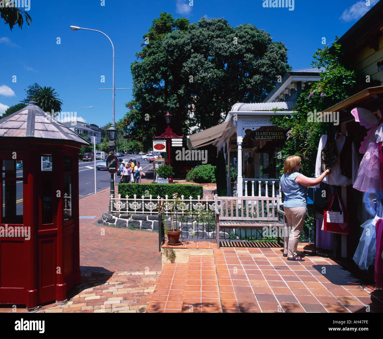 Parnell Village and shops Auckland New Zealand Stock Photo