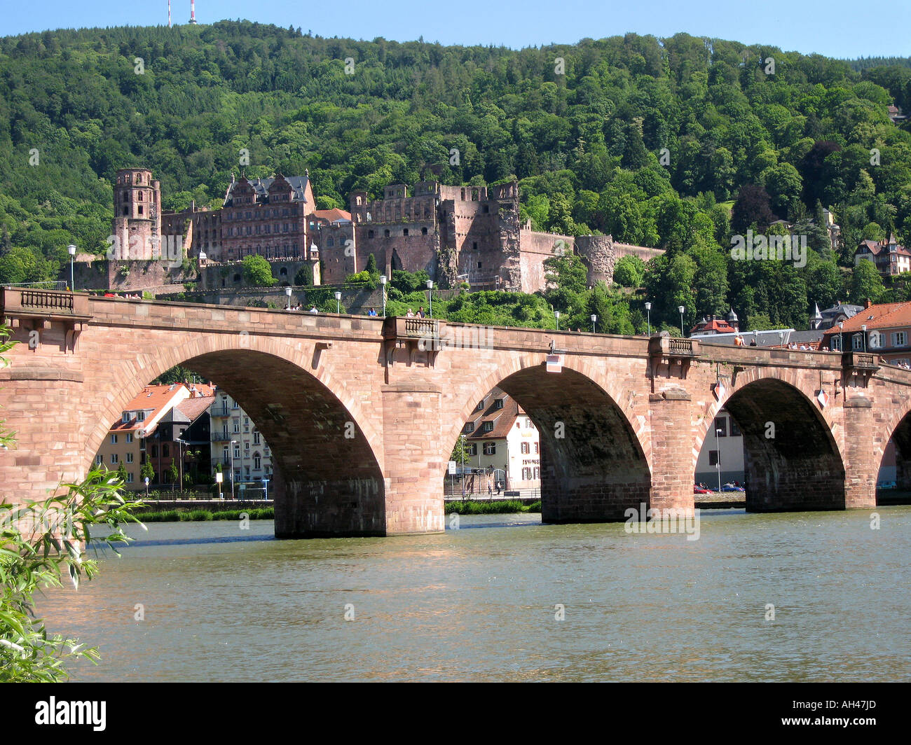 castle of heidelberg Heidelberger Schloss Stock Photo