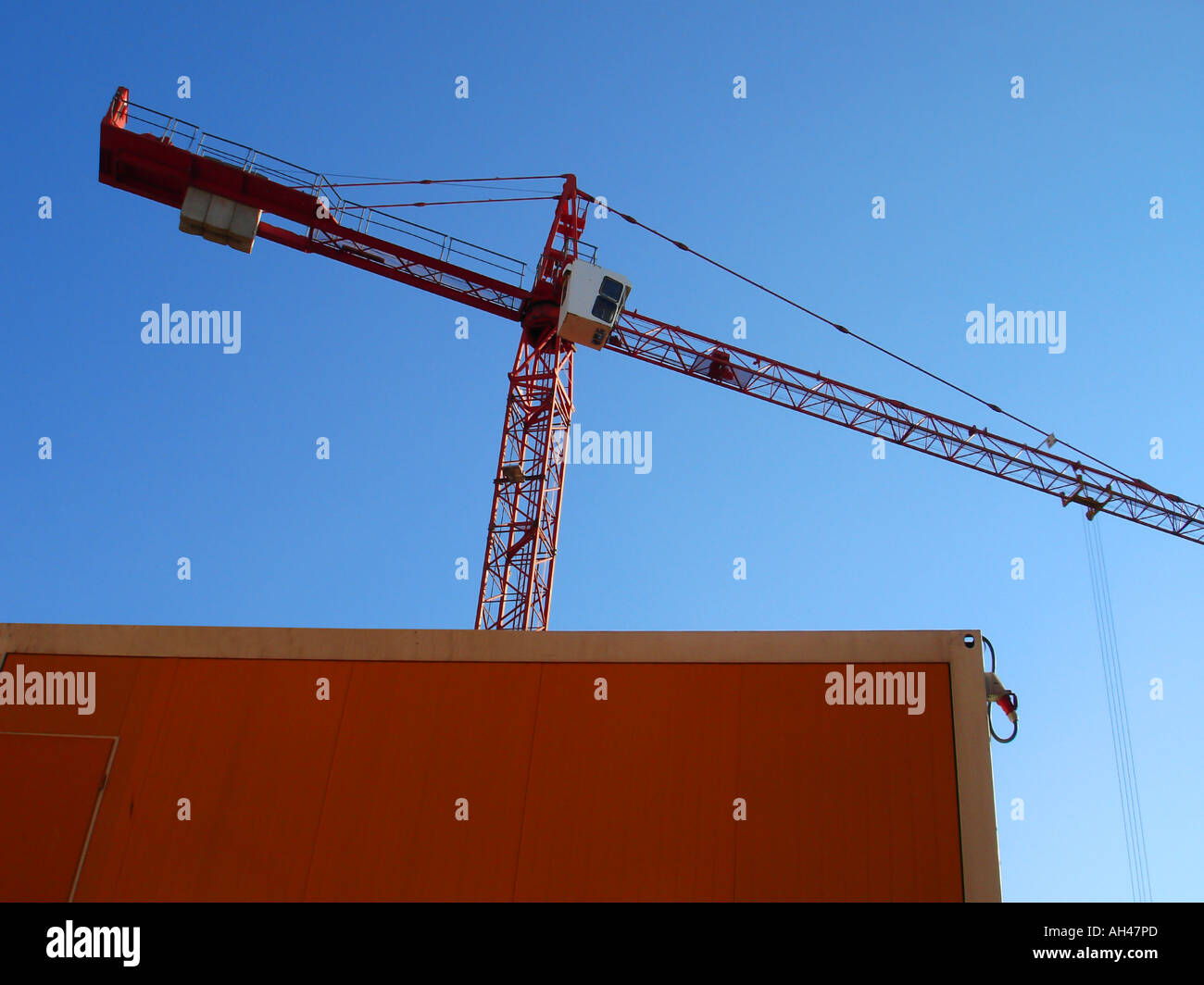 crane Kran Stock Photo