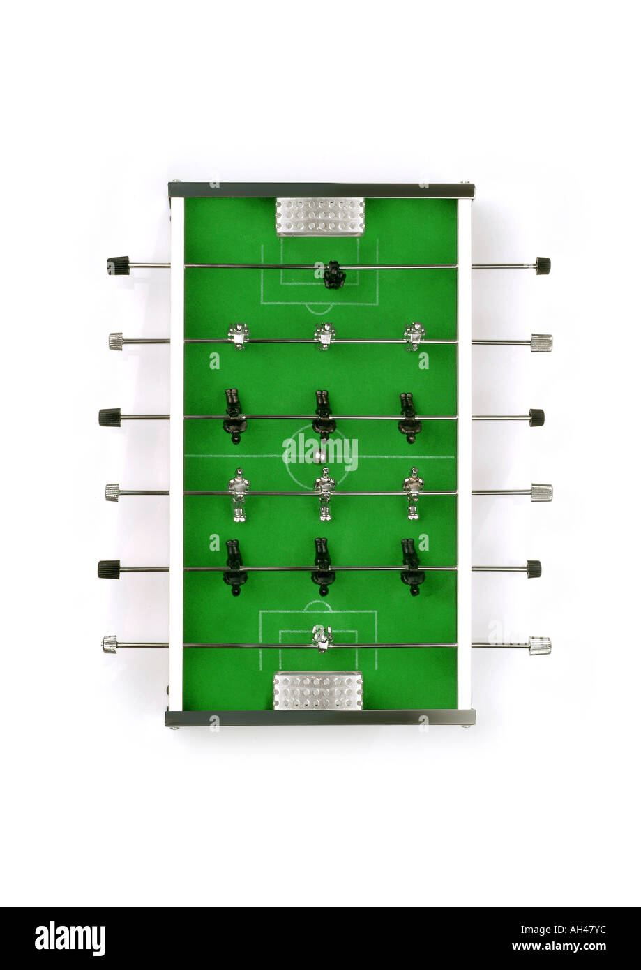 tabletop soccer football Tischfussball Stock Photo