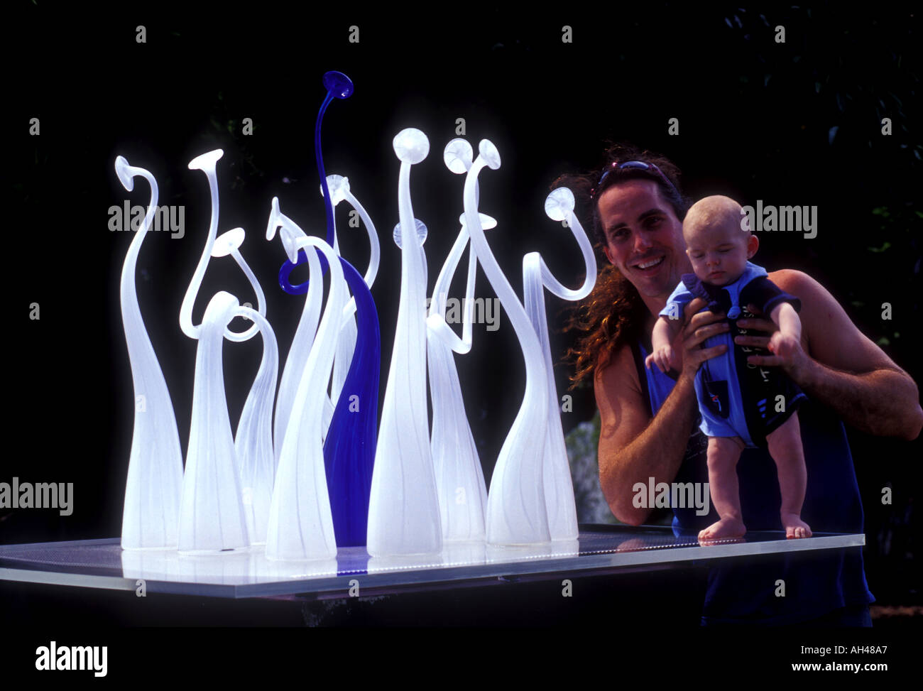 glass sculpture noosa art gallery 2015 Stock Photo Alamy