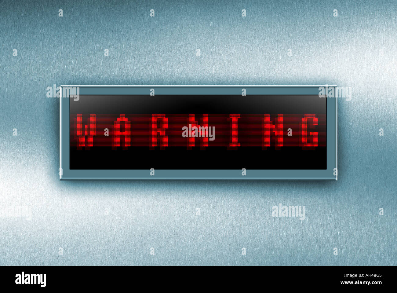 warning Warnung Stock Photo