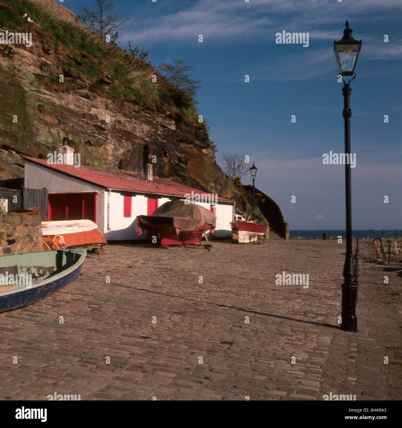 Dysart harbour Fife Scotland Stock Photo Alamy