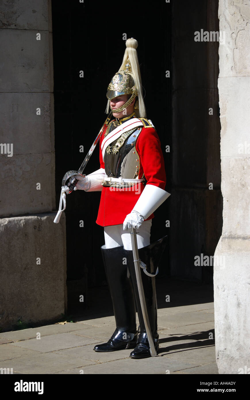 Royal Horse Guard, Horse Guard's Parade, Whitehall, City of Westminster, Greater London, England, United Kingdom Stock Photo
