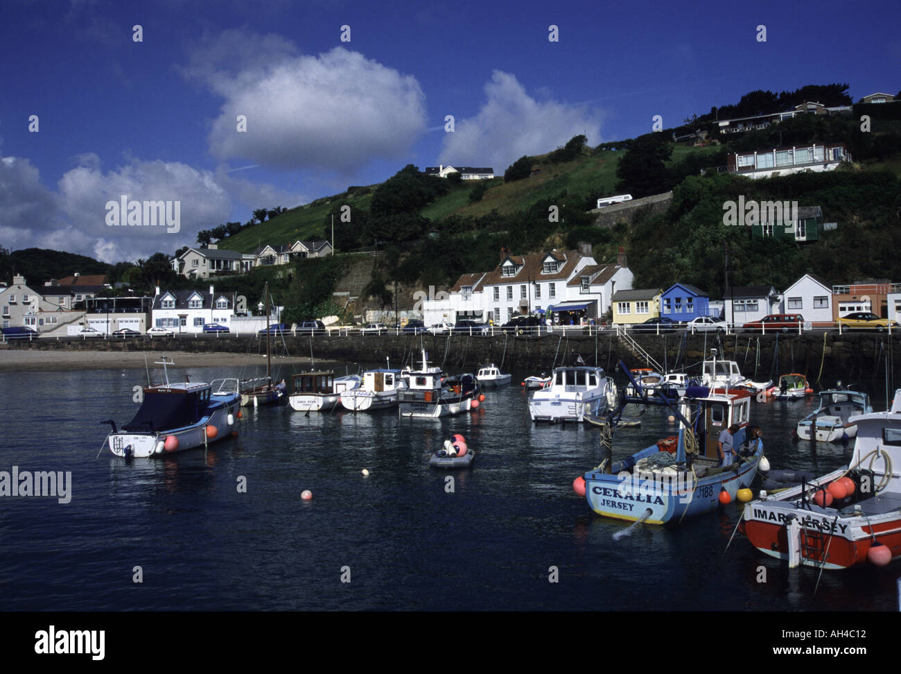 St Rozels Bay Rozel Bay St Martin Jersey Channel Islands Stock Photo - Alamy