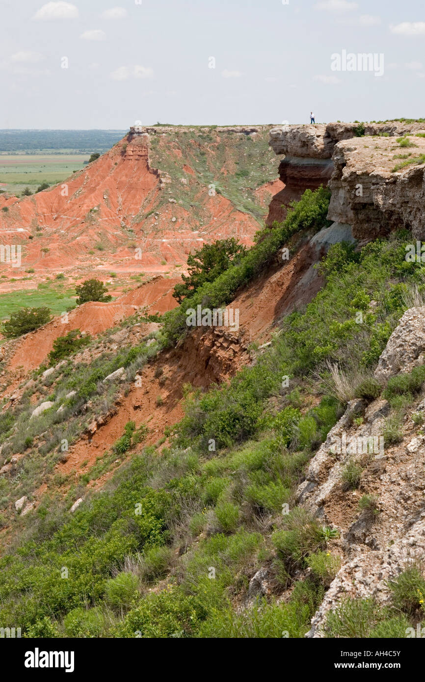 Gloss Mountain State Park in Oklahoma, USA Stock Photo