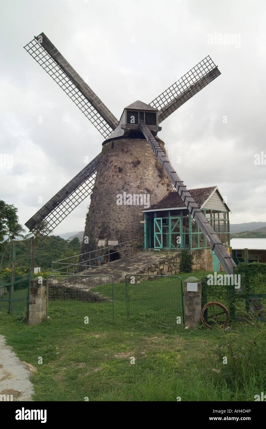 Morgan Lewis Sugar Mill, St Andrew Parish, Barbados Stock Photo - Alamy