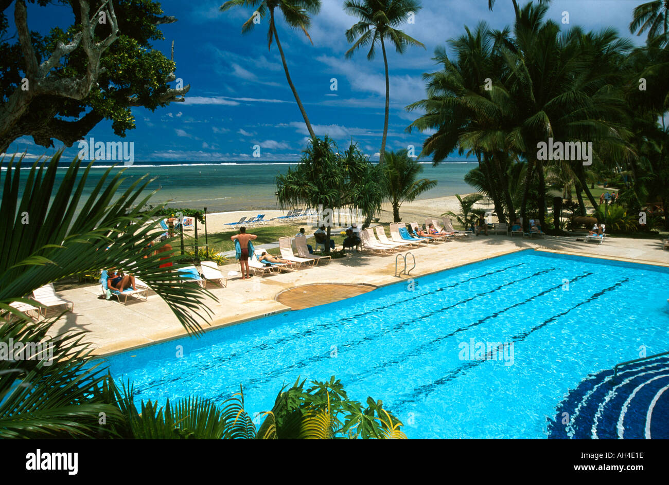 Hideaway Resort Coral Coast Fiji Stock Photo