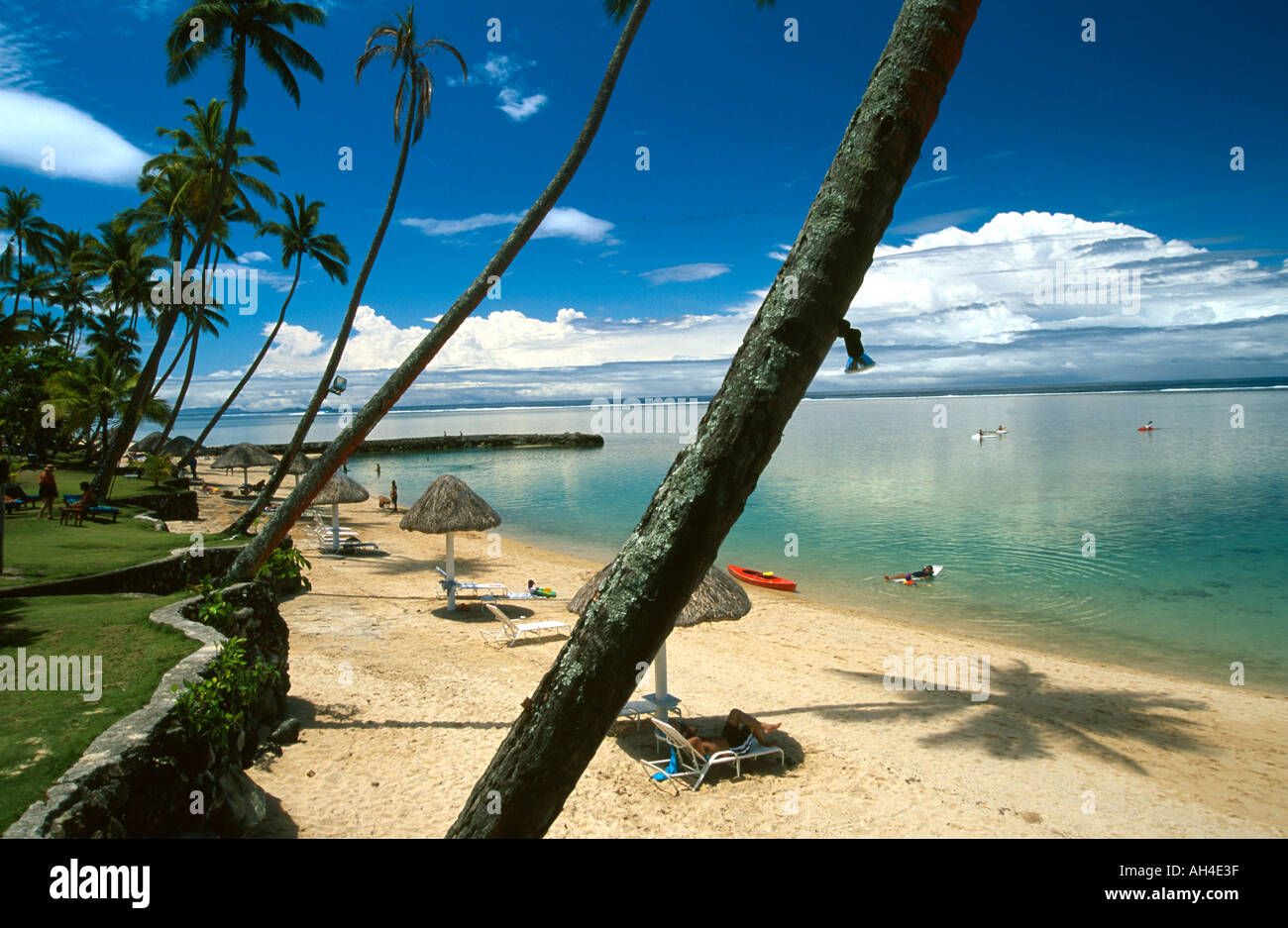The Warwick Fiji Resort Coral Coast Fiji Stock Photo
