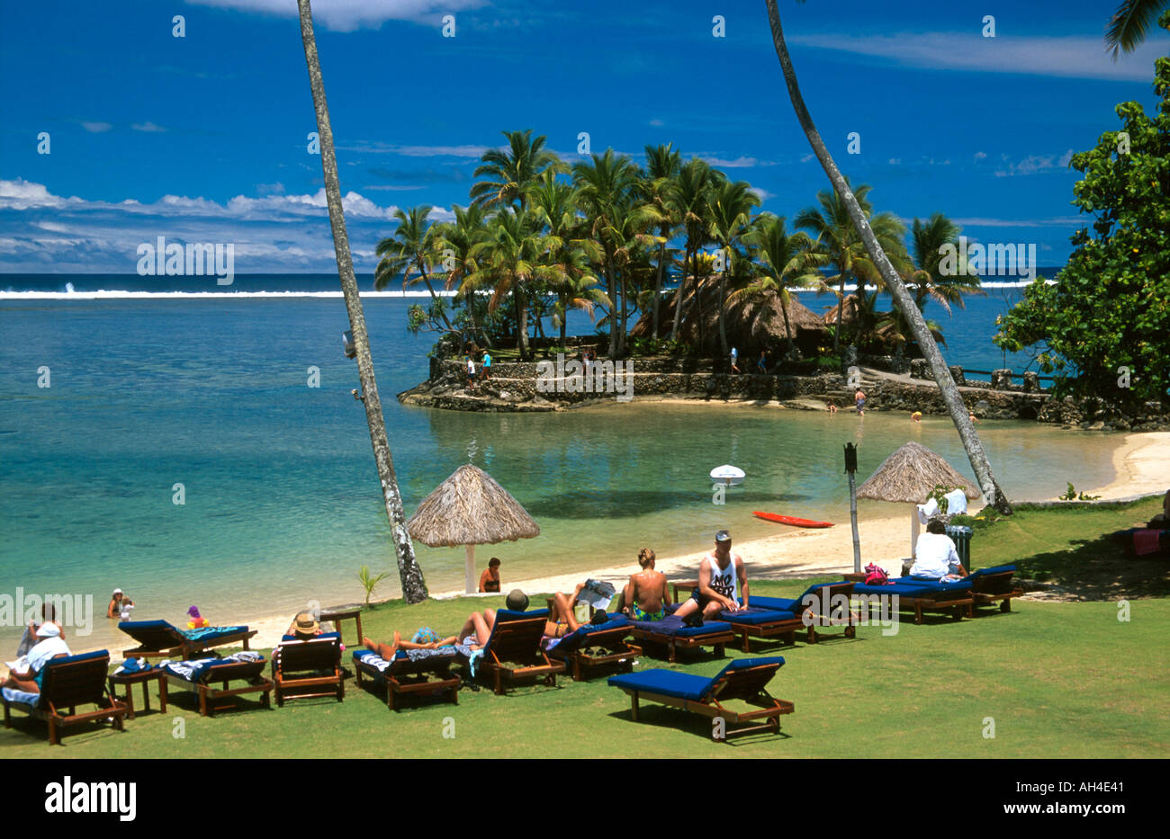 The Warwick Fiji Resort Coral Coast Fiji Stock Photo