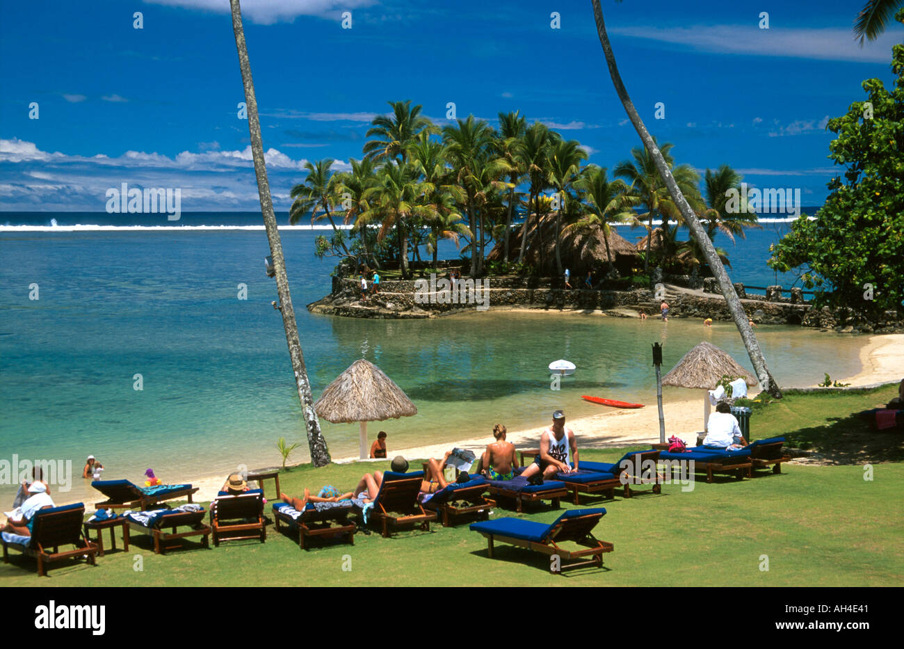 The Warwick Fiji Resort Coral Coast Fiji Stock Photo - Alamy