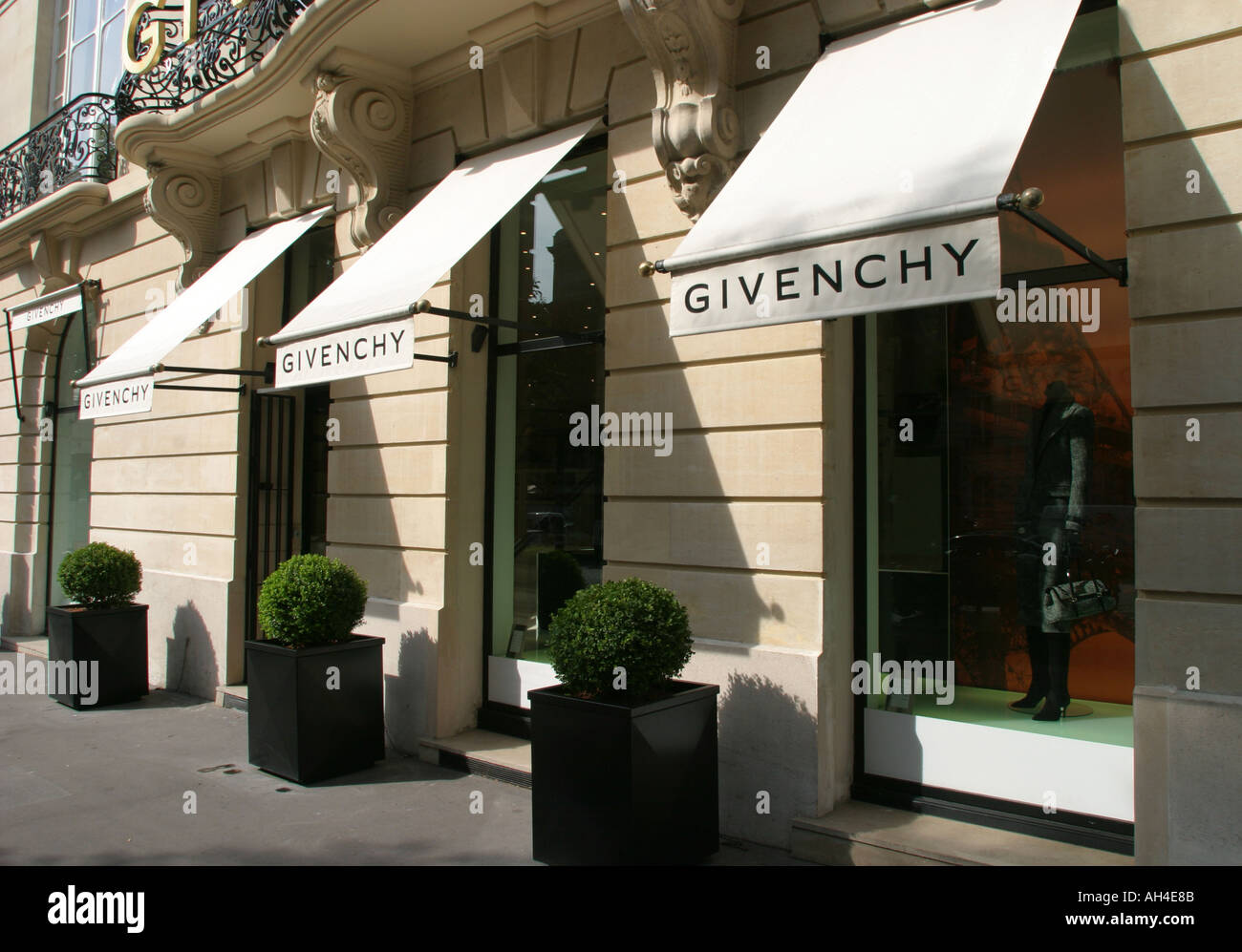 Givenchy shop Paris France Stock Photo ...