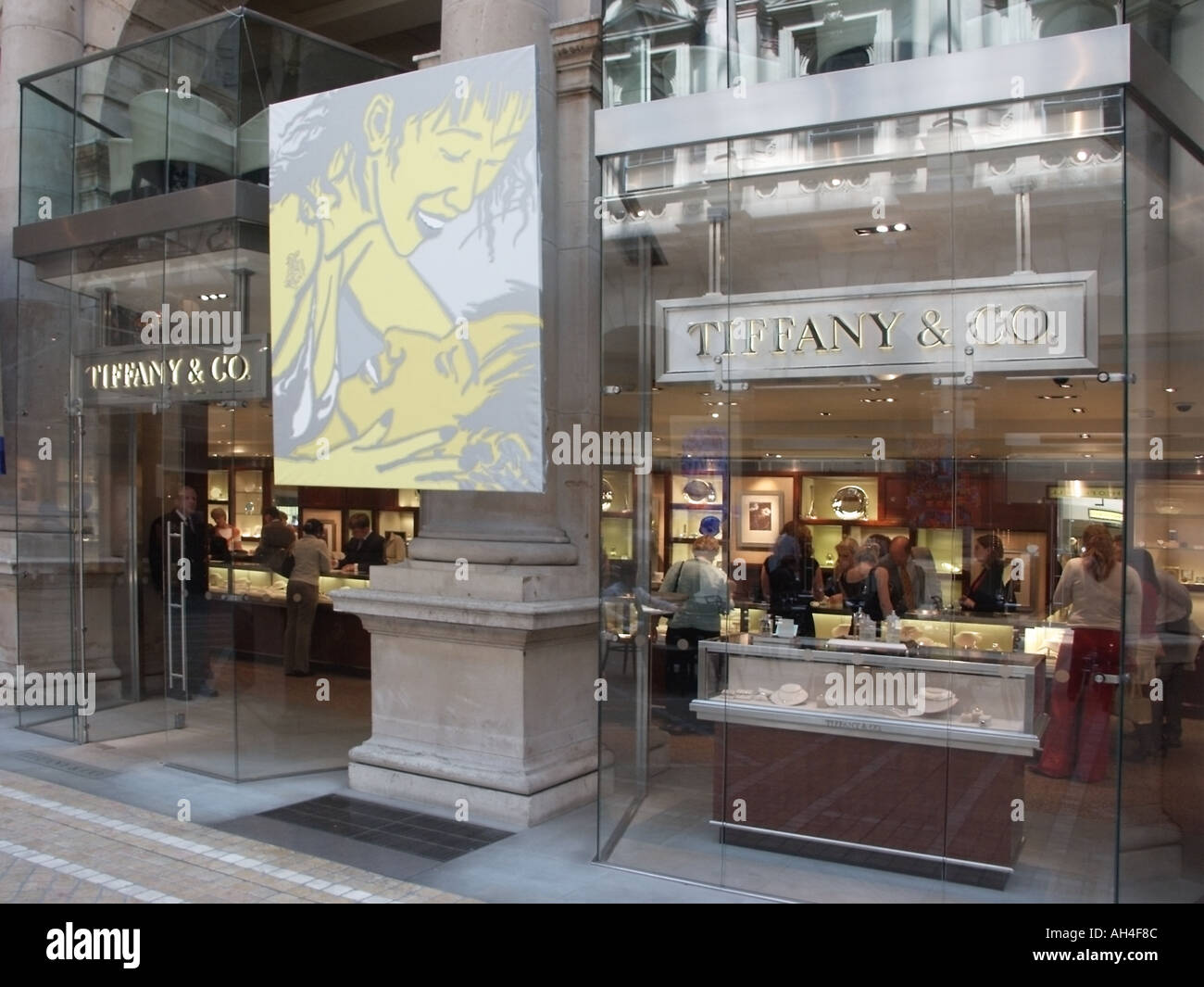 Tiffany and Co Jewellers store at the 