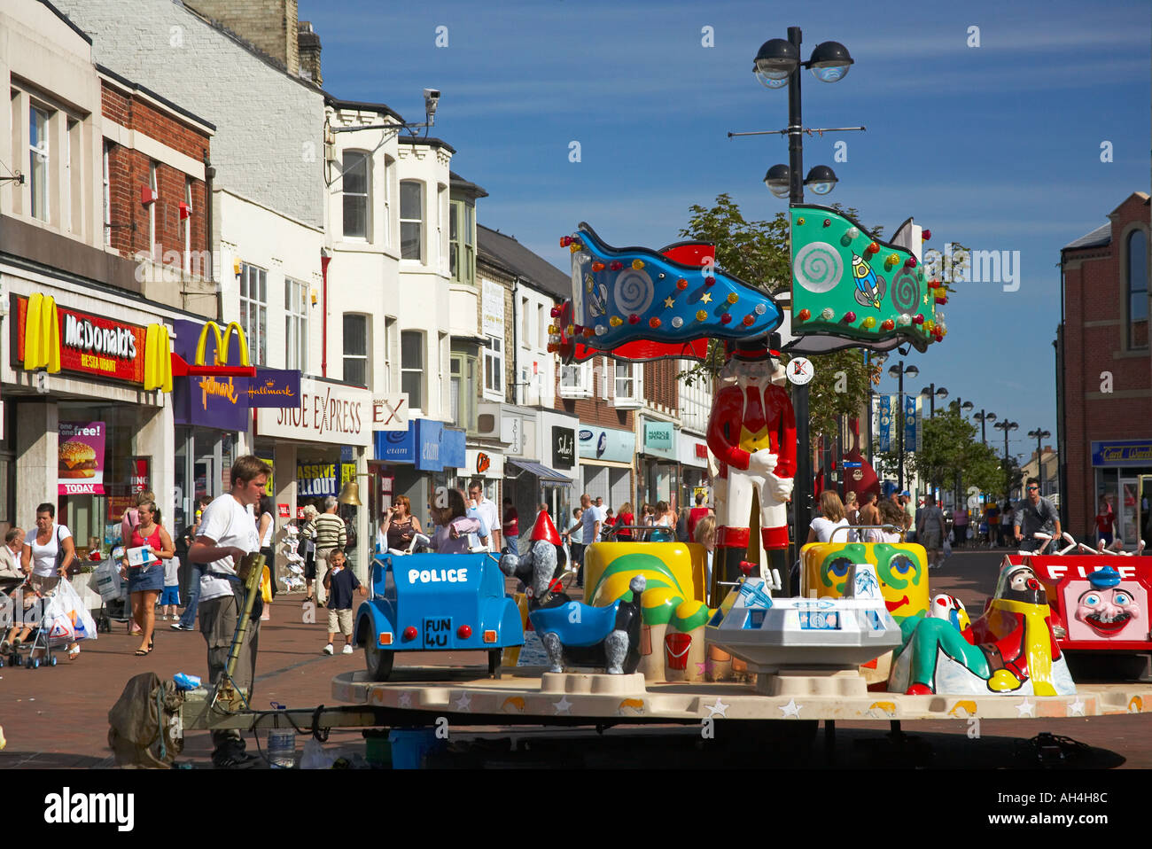 The High Street Redcar Town Centre Cleveland England Stock Photo 4686219 Alamy