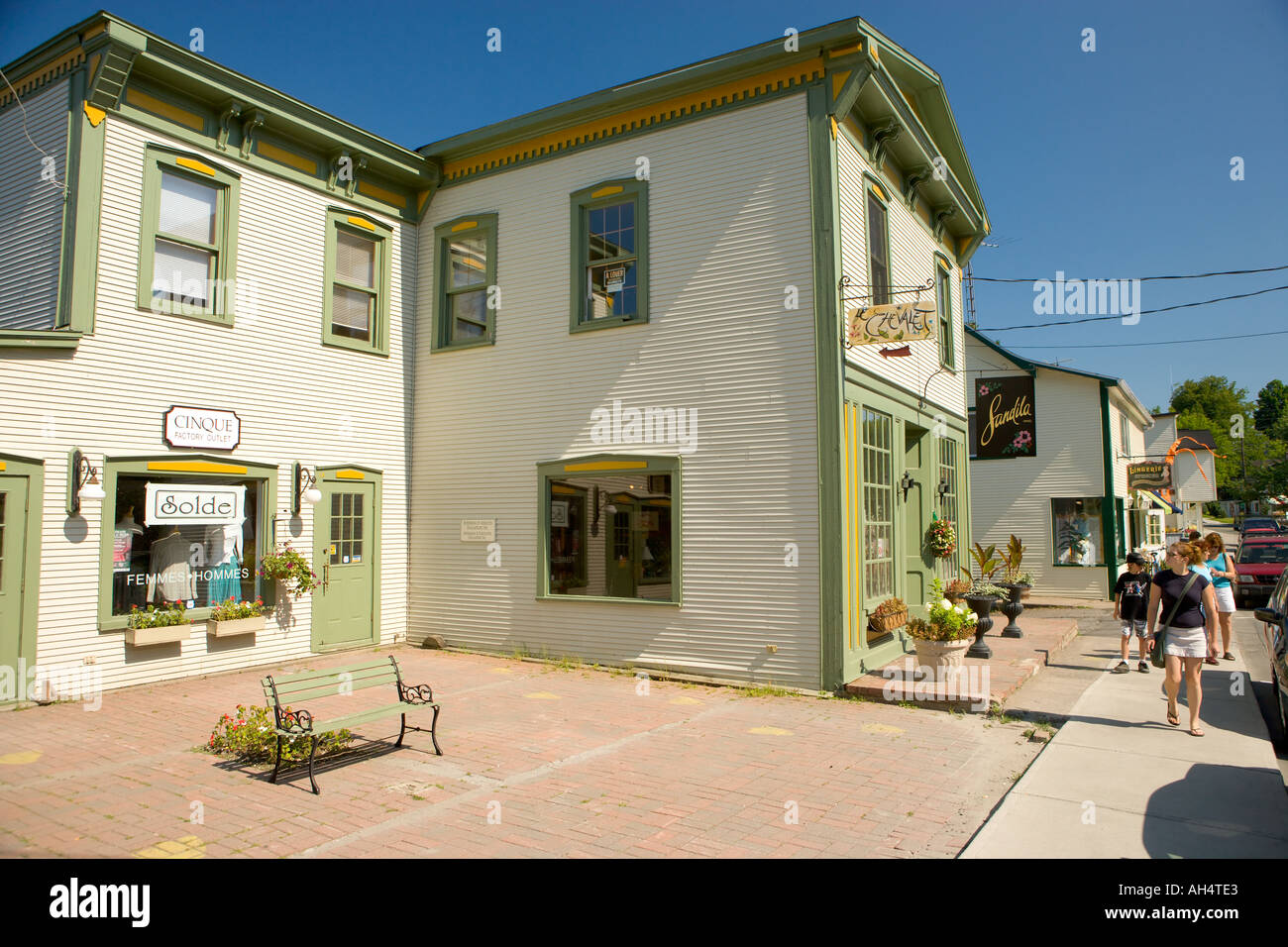 Downtown Knowlton Lac Brome Quebec Stock Photo Alamy