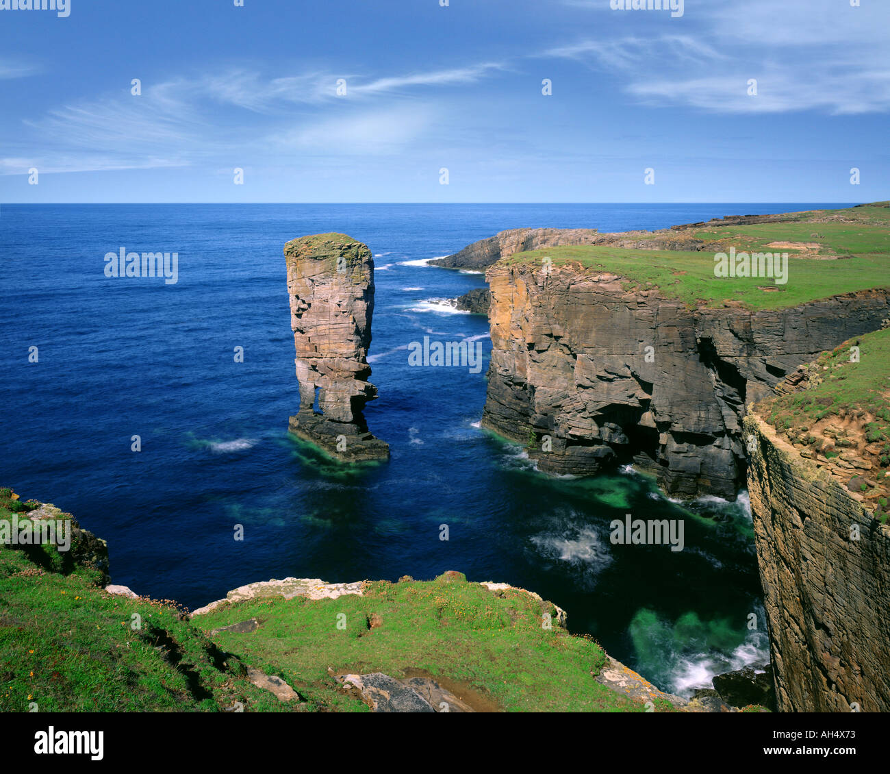 GB - SCOTLAND: Coast at Yesnaby on Mainland Orkney Stock Photo