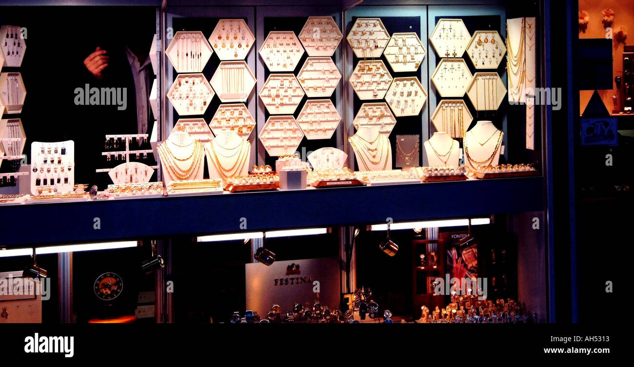 france nord picardy pas de calais ST OMER window of jewellers jewellery