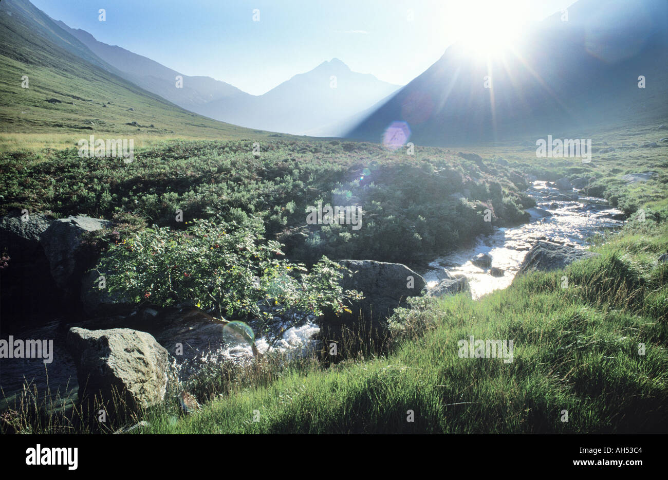Goatfell on the Isle of Arran Scotland UK Stock Photo