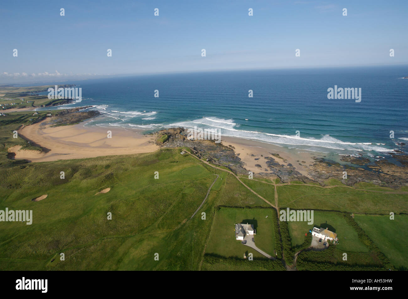 Booby s Bay Cornwall. UK Stock Photo