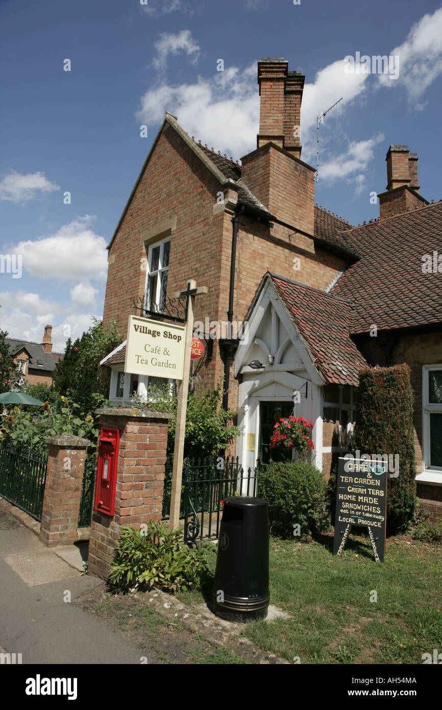 Post office village shop and tea rooms in Preston on Stour near Stock