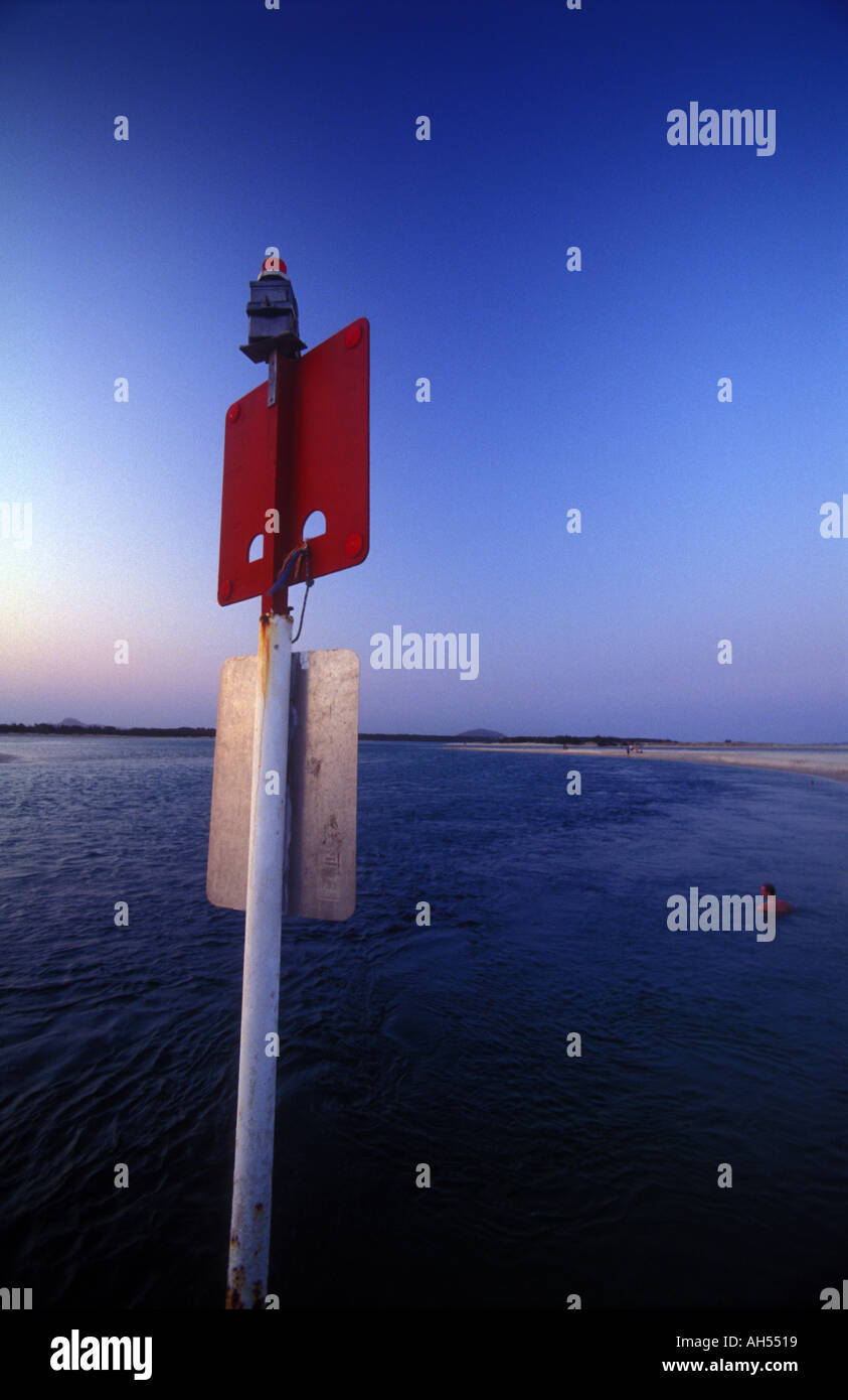 marker channel Maroochy river Maroochydore Queensland Australia 2166