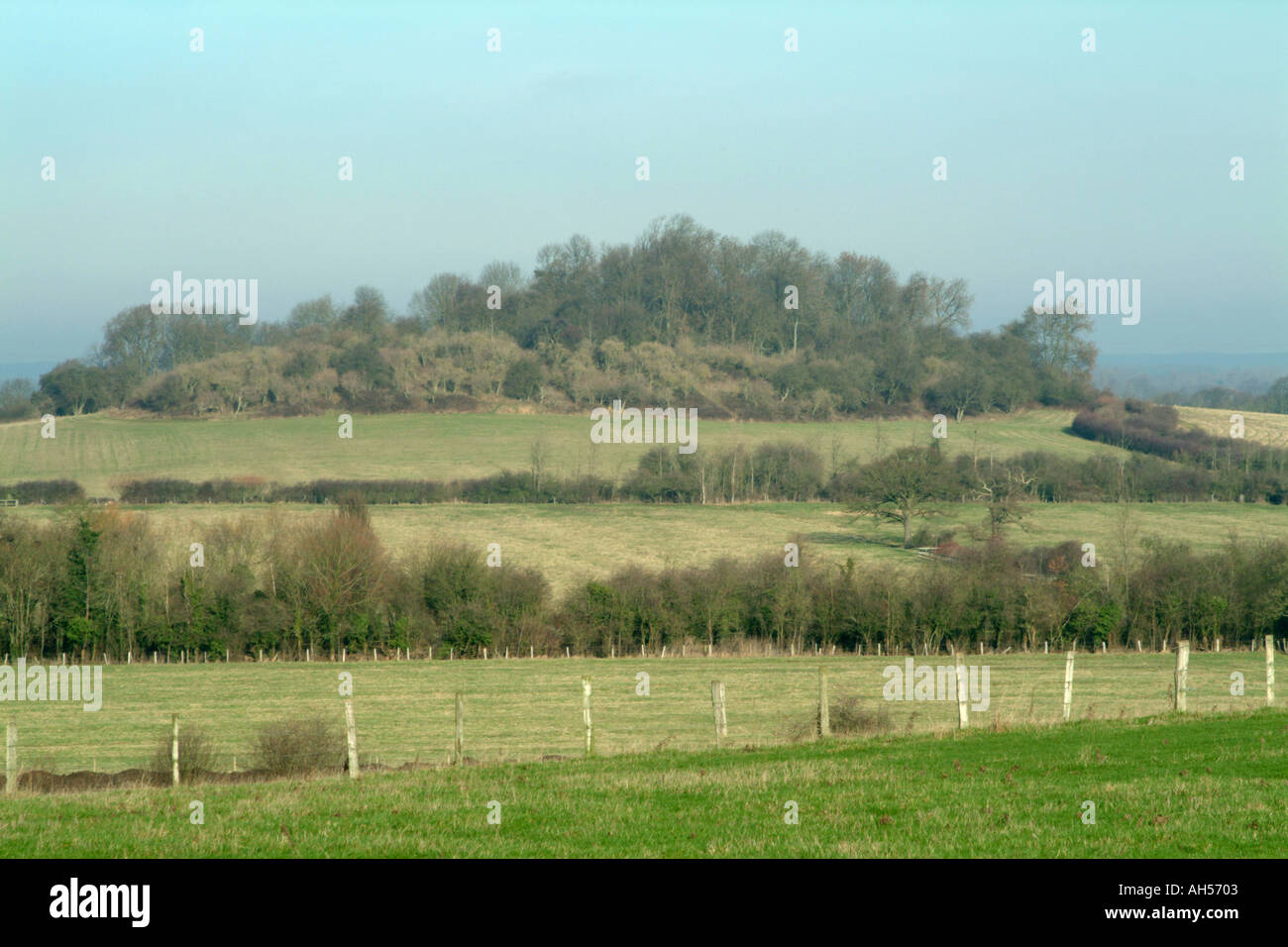 Harrowdown Hill Longworth Oxfordshire Stock Photo Alamy