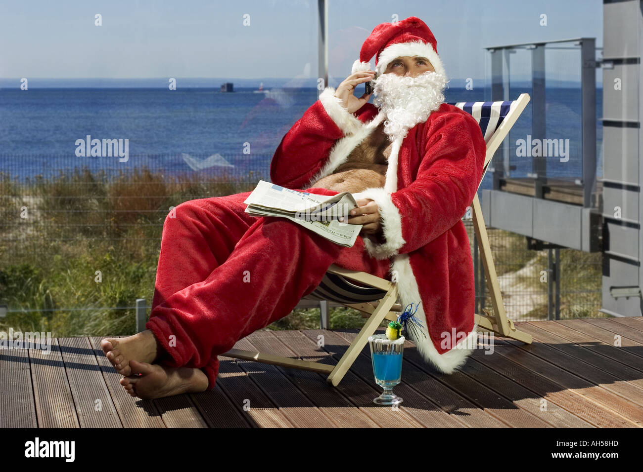 santa claus summer outfit