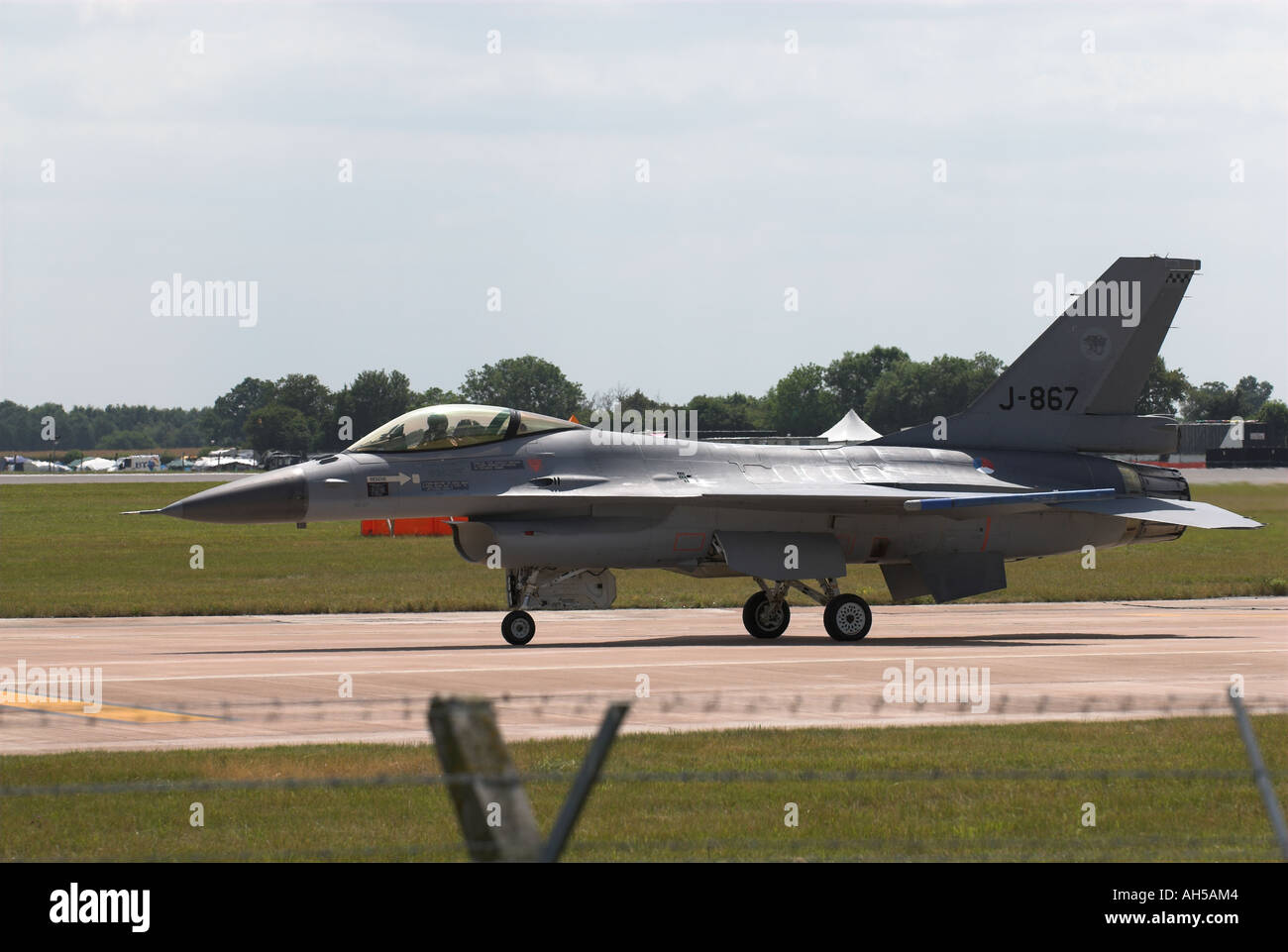 Lockheed Martin, F-16 Fighting Falcon at Fairford, England Stock Photo