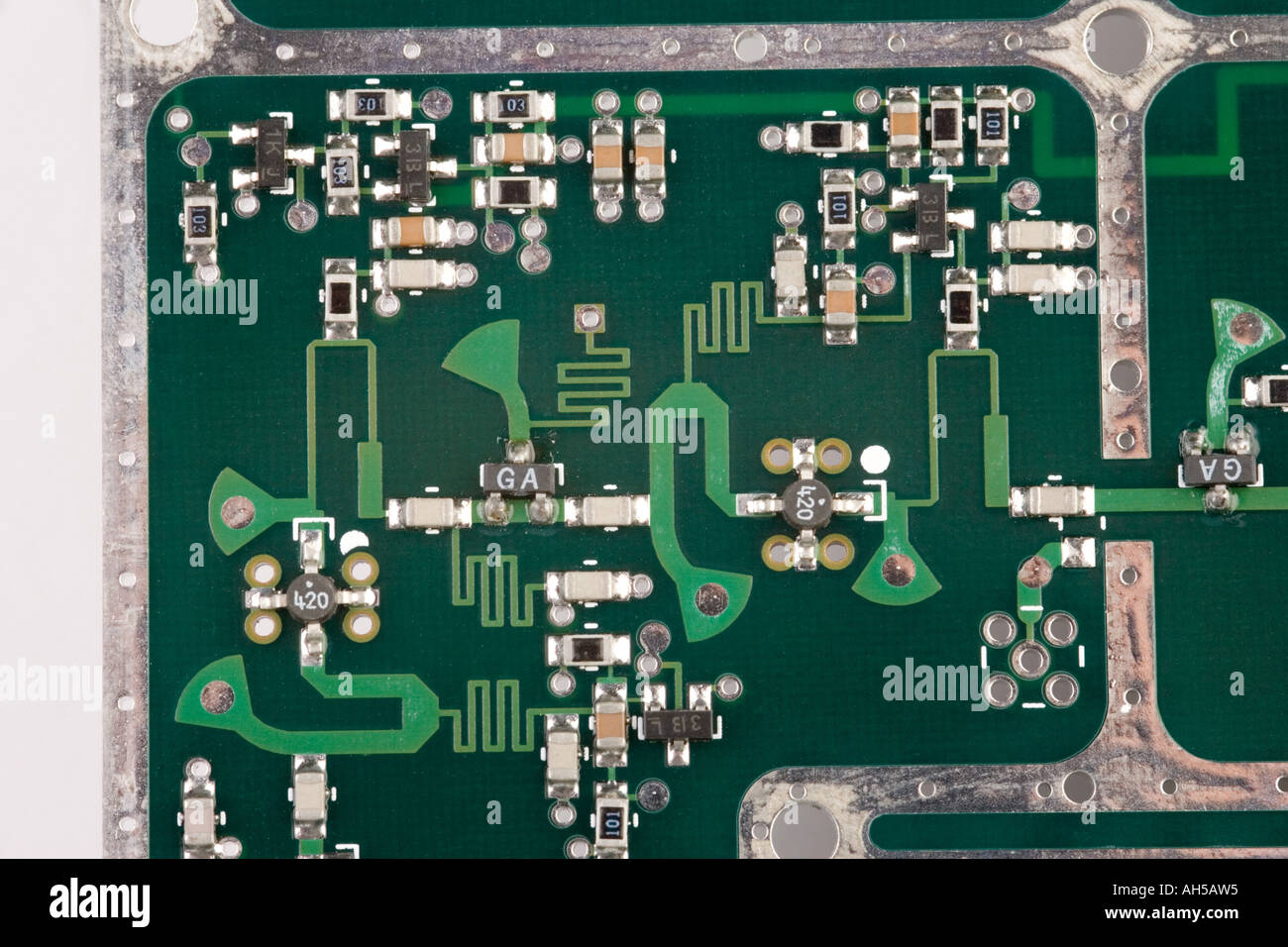 a microwave frequency circuit board from an Ionica telephone receiver