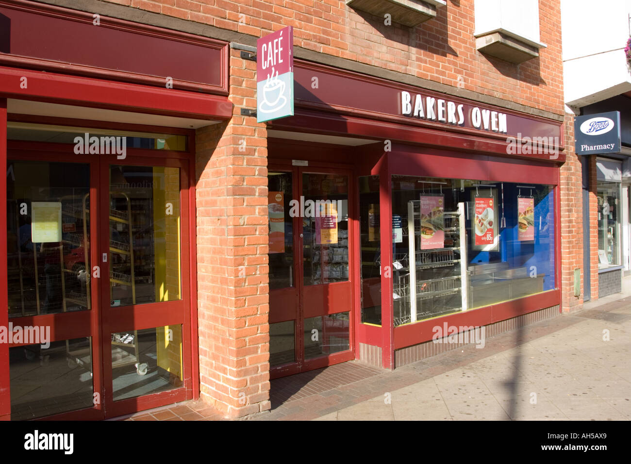 Bakers Oven bakery shop in Stowmarket suffolk uk england Stock Photo