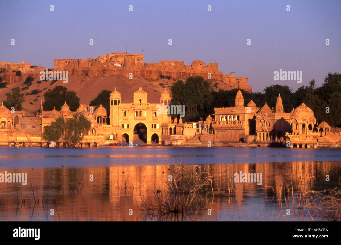 ndia Rajasthan Jaisalmer castle fortress panoramic general view skyline Stock Photo Alamy