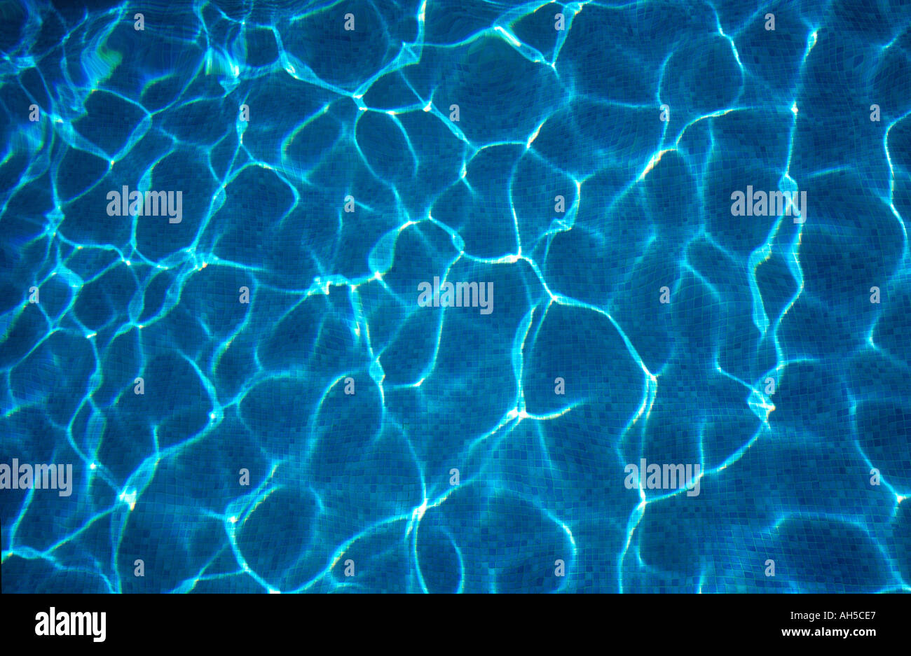 Water Study Hockney Hockny pattern Stock Photo