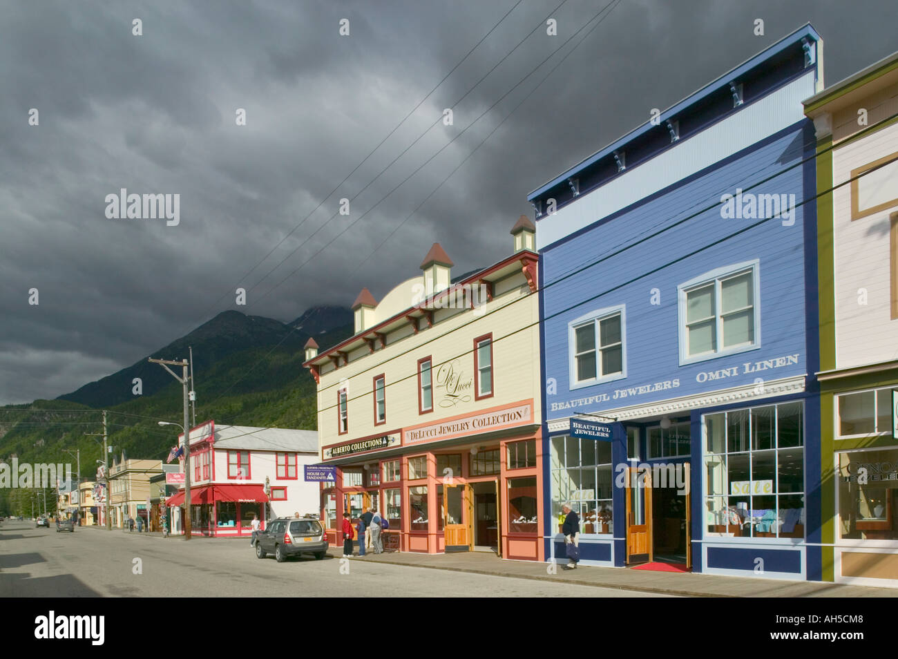 Skagway Alaska Town Historic High Resolution Stock Photography and