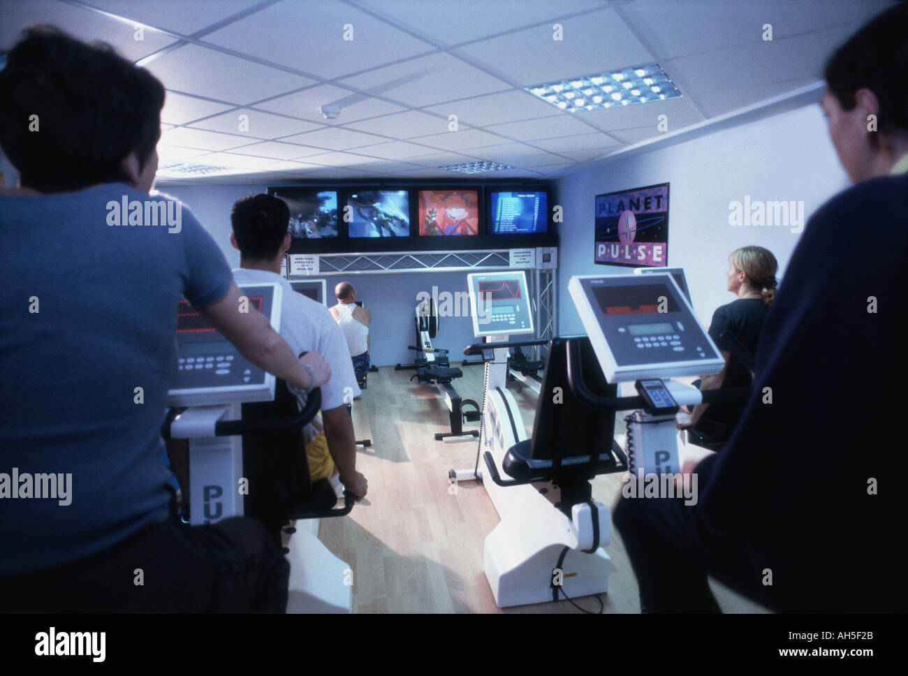 exercise bike with smart tv