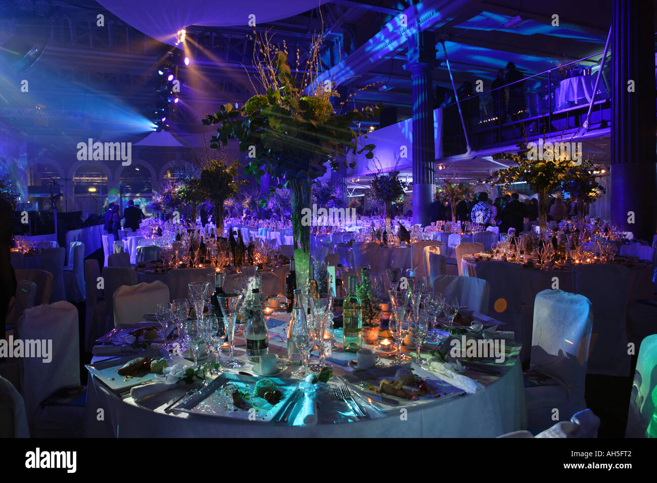 Party at Billingsgate Market, London, United Kingdom Stock Photo