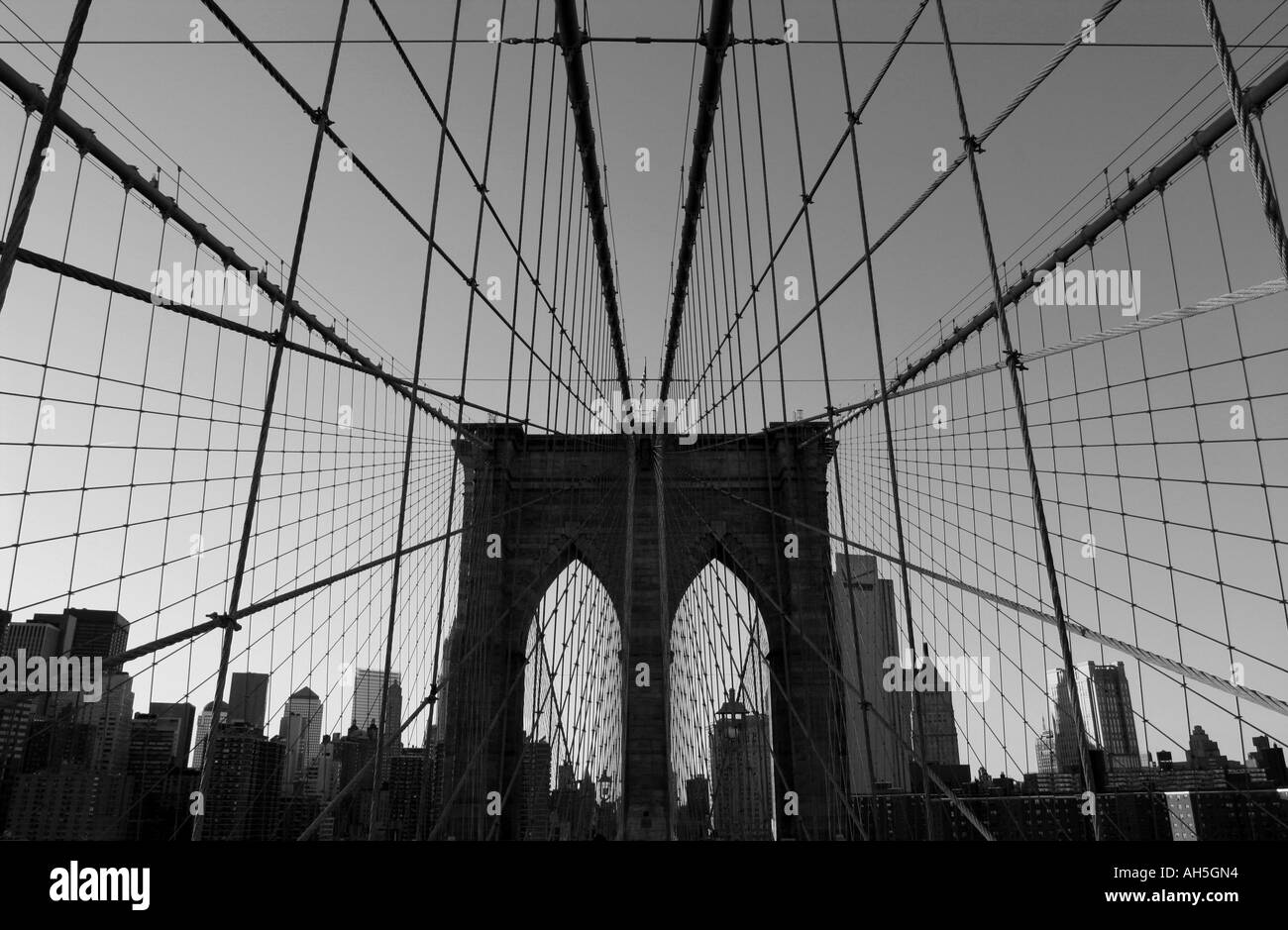 Brooklyn Bridge architecture Stock Photo Alamy