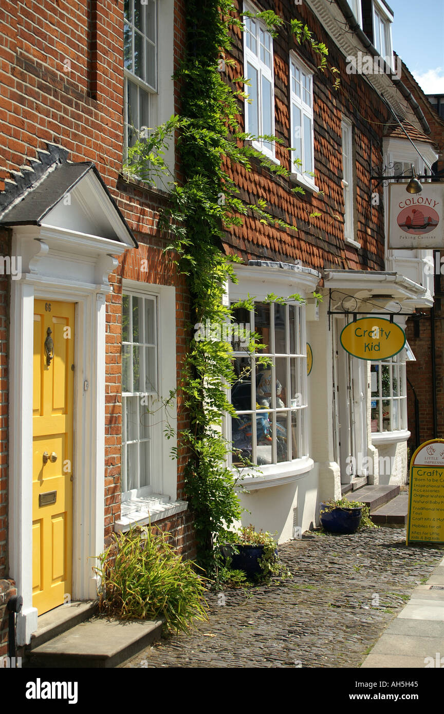 Farnham Castle Street 2 Stock Photo Alamy