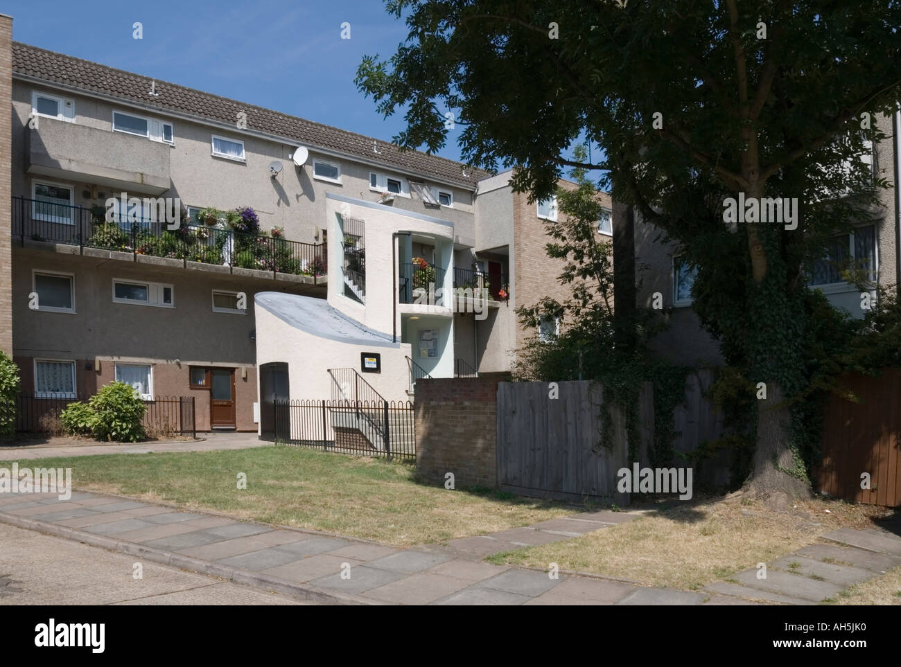 Modern council house estate in Enfield London Stock Photo Alamy