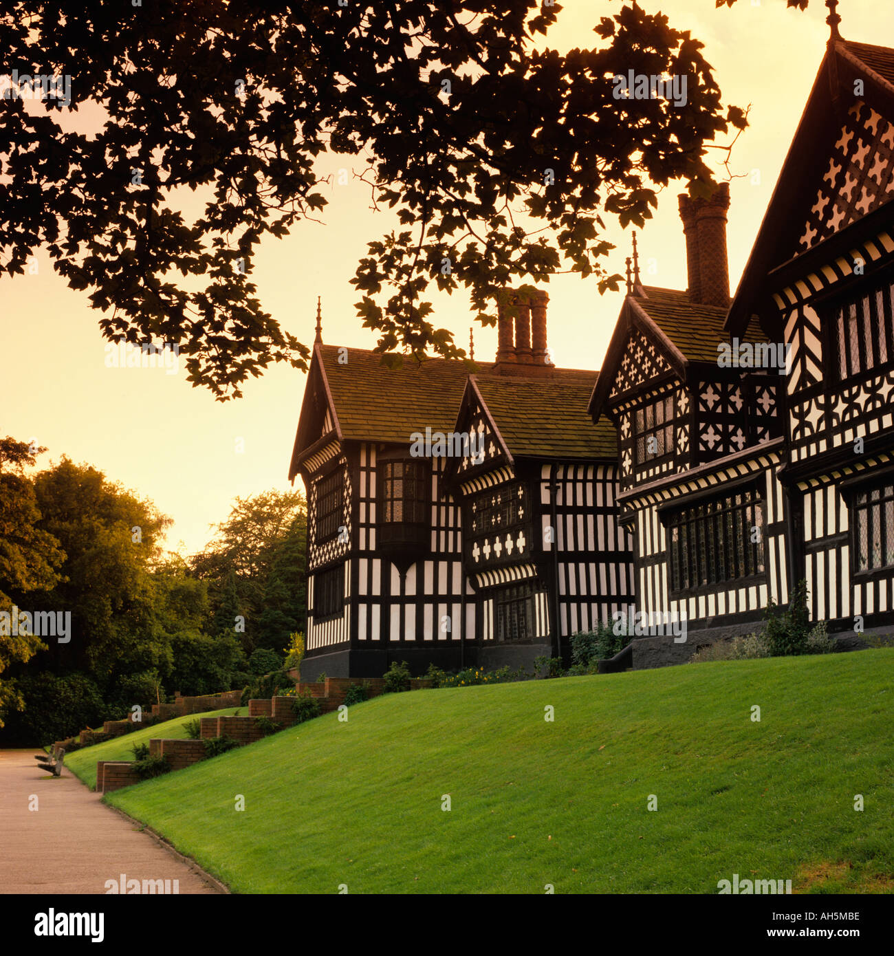 Cheshire Stockport Bramhall Park Bramall Hall Stock Photo Alamy