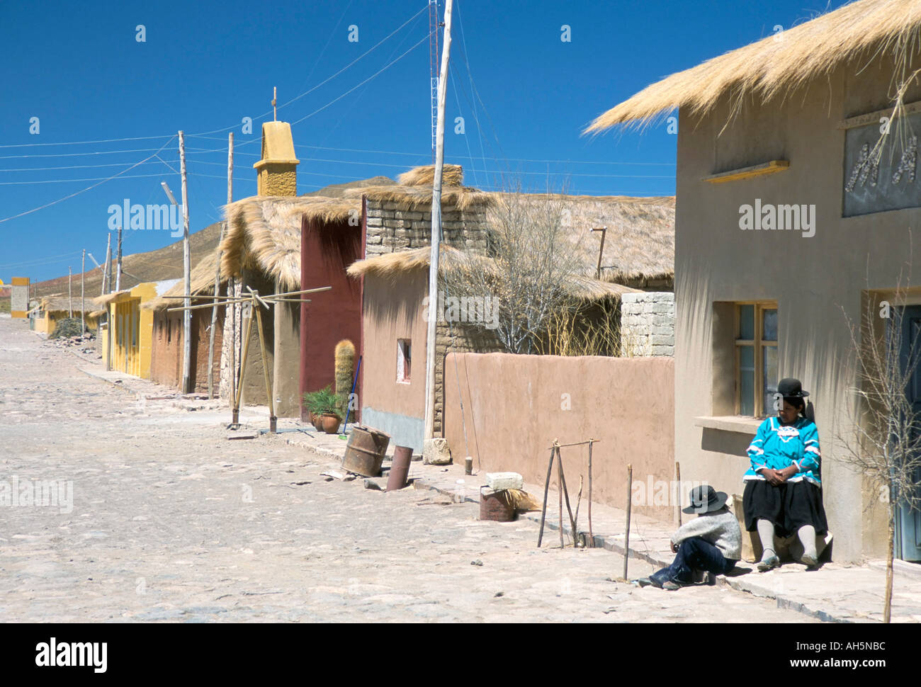 Old mining village of Culpina between Uyuni and Laguna Colorado Southwest Highlands Bolivia South America Stock Photo