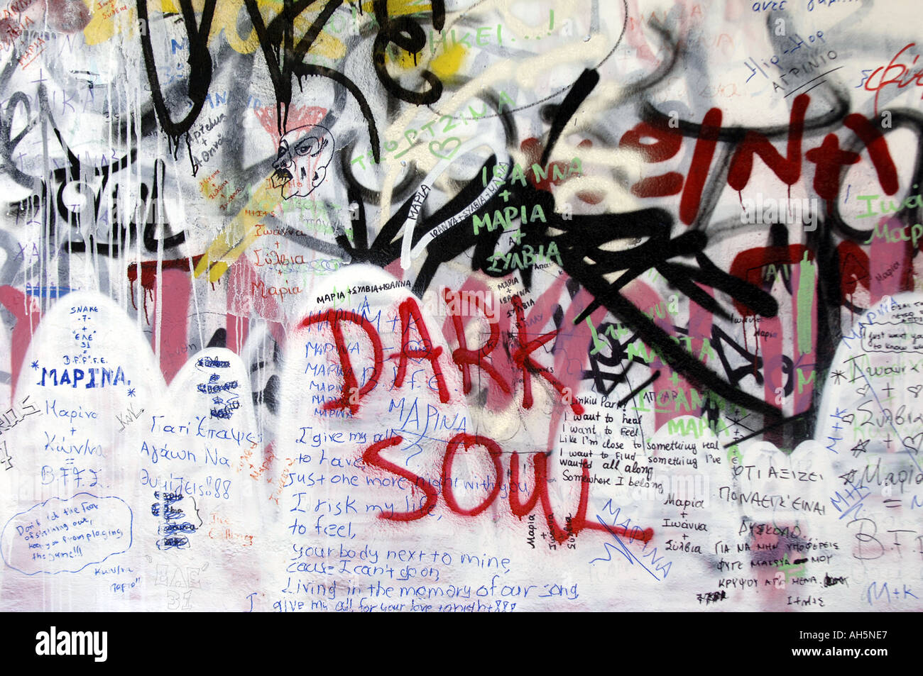 Dark soul teenage graffiti education hi-res stock photography and ...