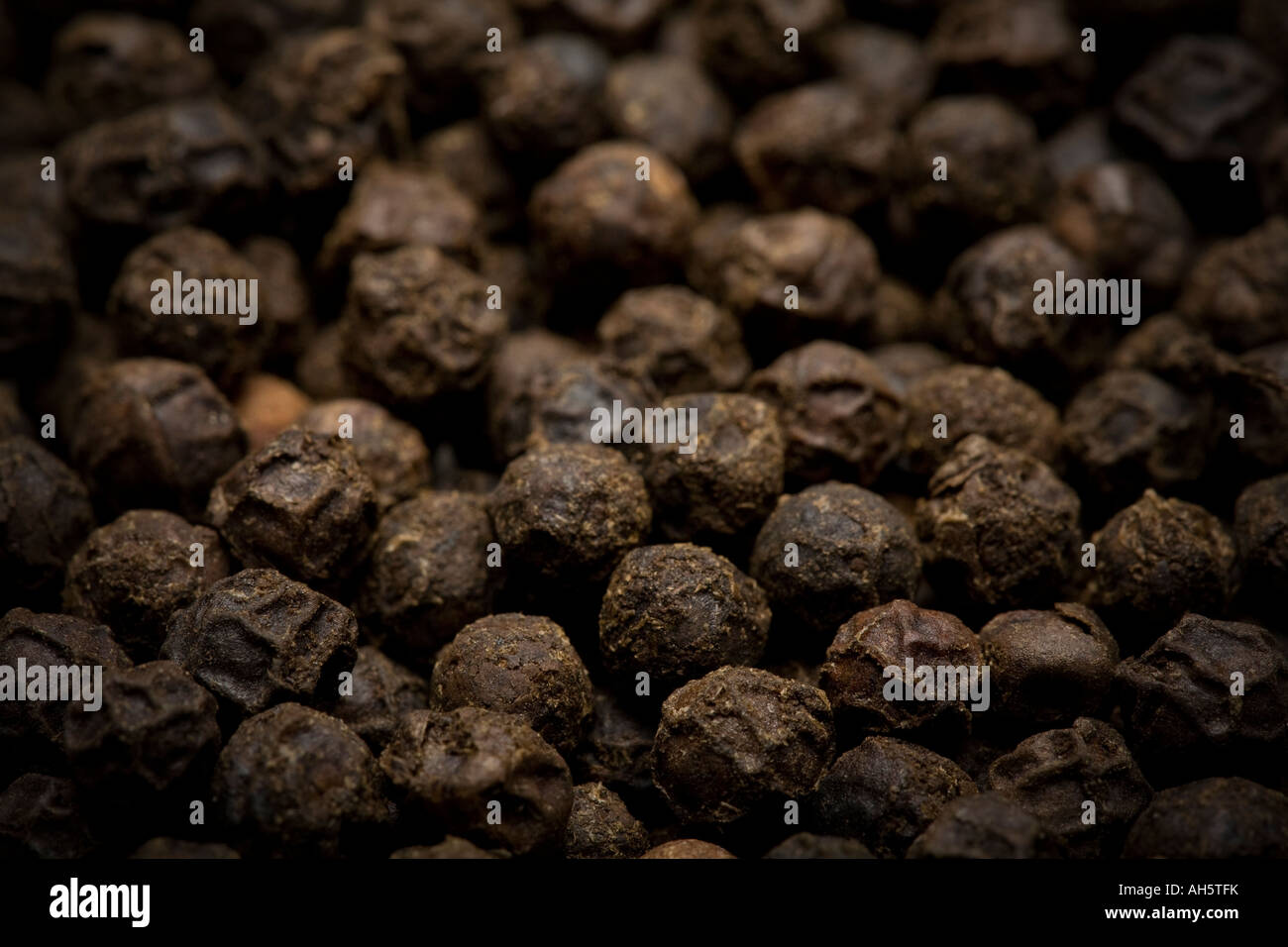 black peppercorns Stock Photo