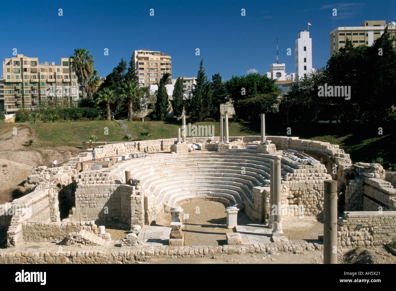 Roman theatre alexandria egypt hires stock photography and images Alamy
