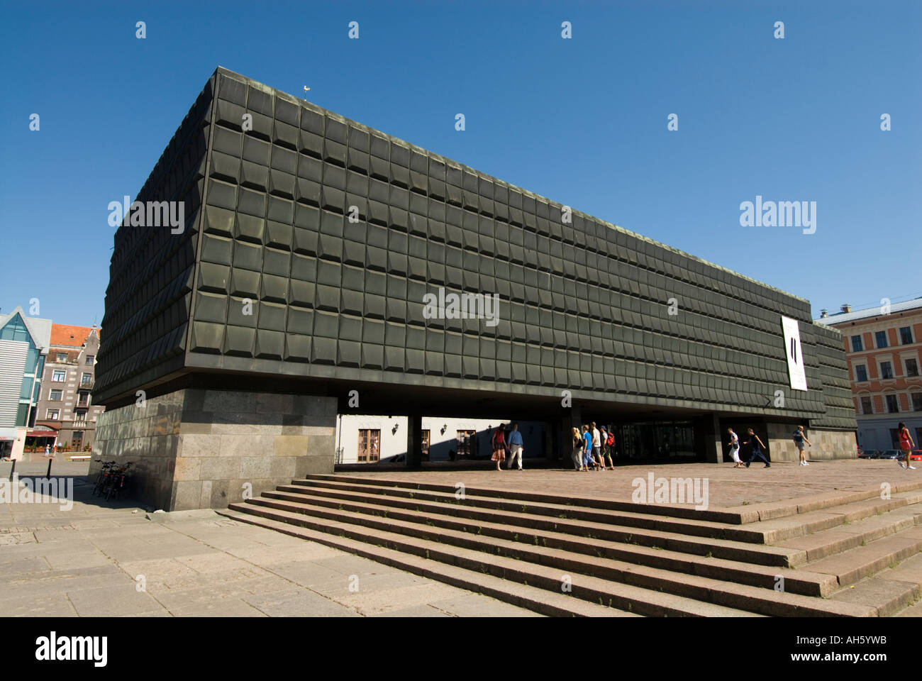 The Museum of the Occupation of Latvia, Riga Stock Photo