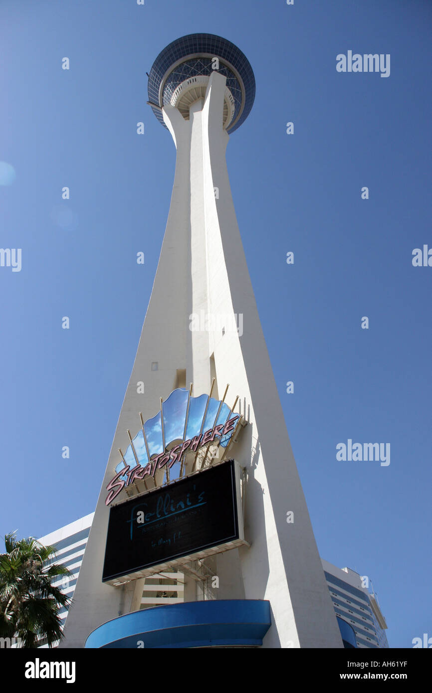 Big Shot Thrill Ride, Stratosphere Las Vegas Stock Photo - Alamy