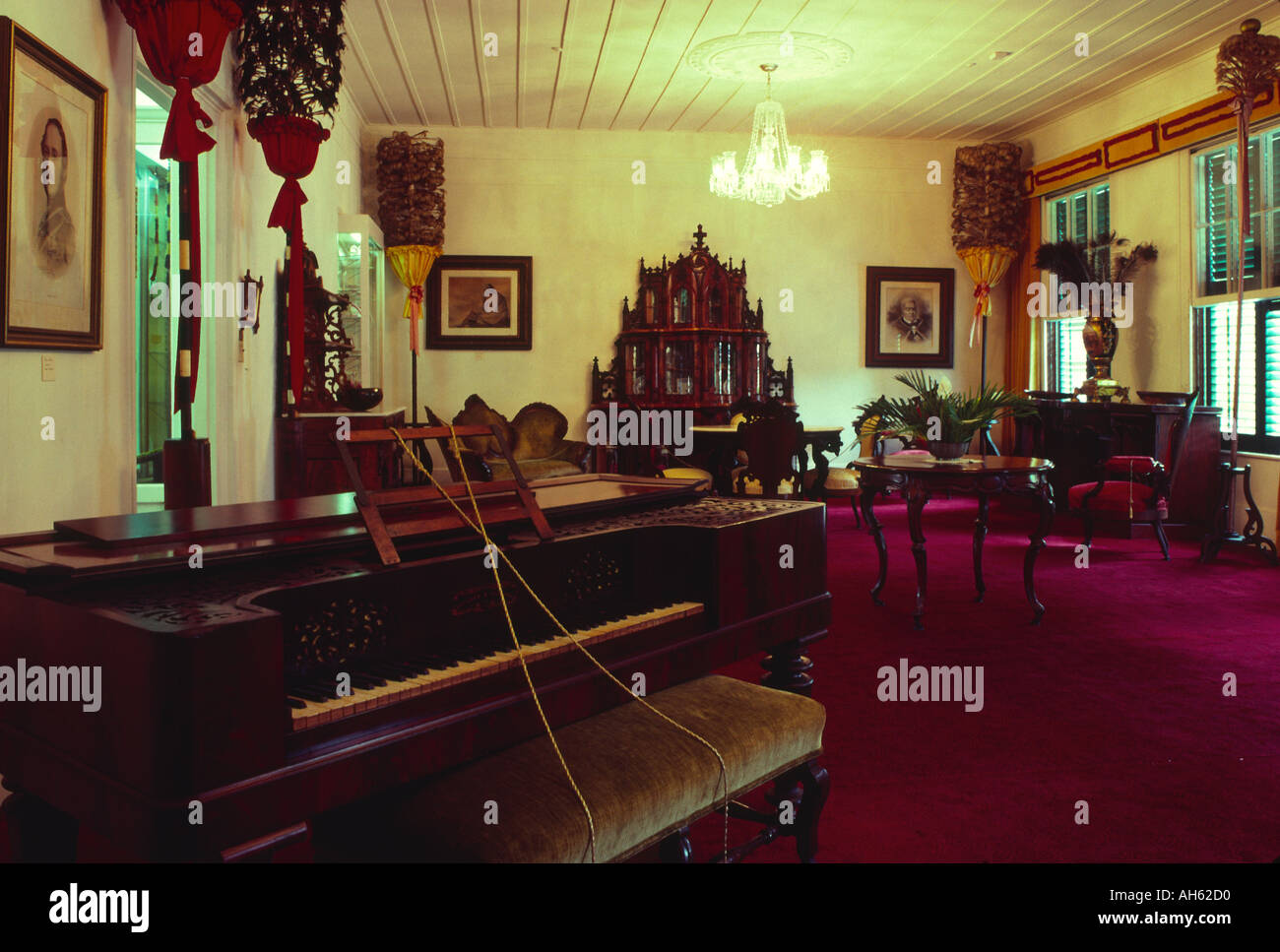 Queen Emma s Summer Palace Honolulu Hawaii Stock Photo Alamy