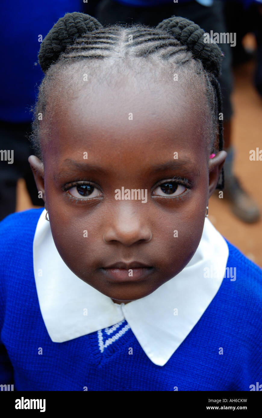 A Primary School Girl Nairobi Kenya East Africa Stock Photo Alamy