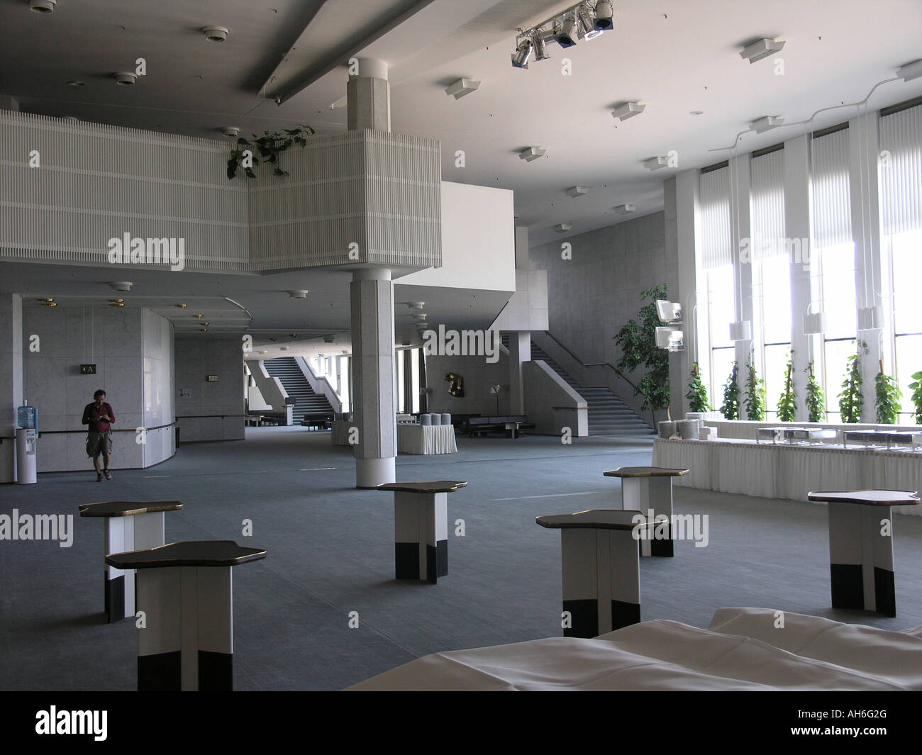 so called Piazza of Finlandia house by architect Alvar Aalto Helsinki Finland Stock Photo